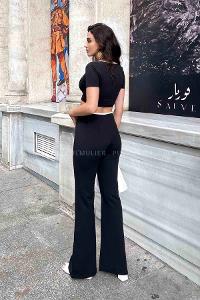  Crew Neck Long Arm Without Accessories Cotton Elastic Trousers Comfortable Suit